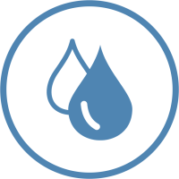 icon of water drops